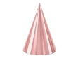 Obrázek Papírové čepičky rose gold 6 ks