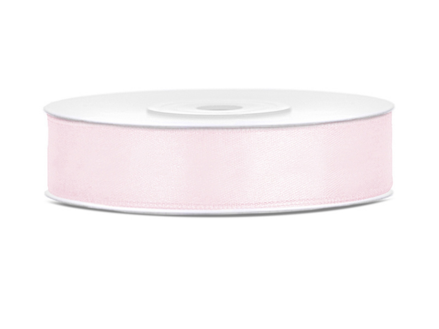 Saténová stuha pudrově růžová 12 mm x 25 m