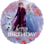 Obrázek Foliový balonek Happy Birthday Frozen 2 - 45 cm