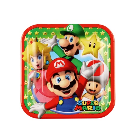 Picture of EKO Papírové party talířky Super Mario 18 cm