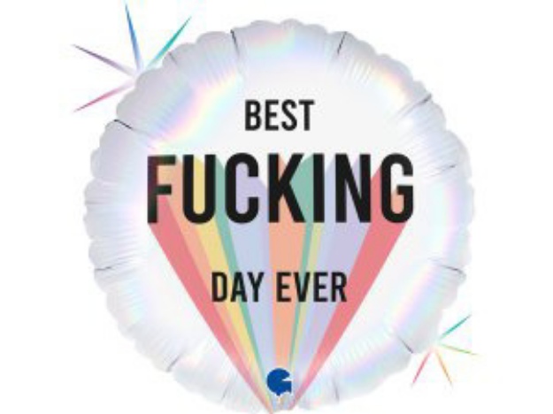 Obrázek z Foliový balonek Best F-cking day Ever 45 cm 