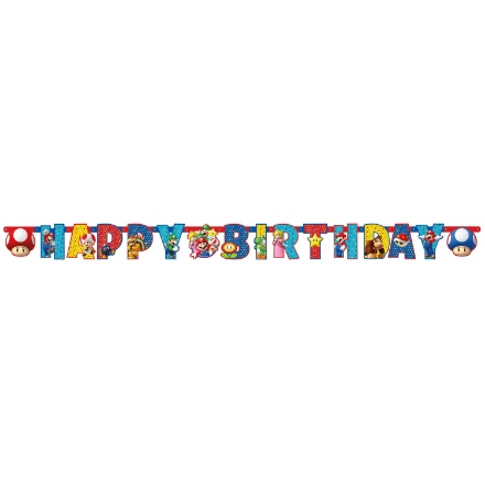 Picture of Party nápis Super Mario 190 x 15 cm