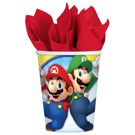 Picture of Papírové kelímky Super Mario 8 ks
