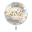Obrázok z Fóliový balónik Všetko najlepšie SK - Macaron bodkami 43cm 
