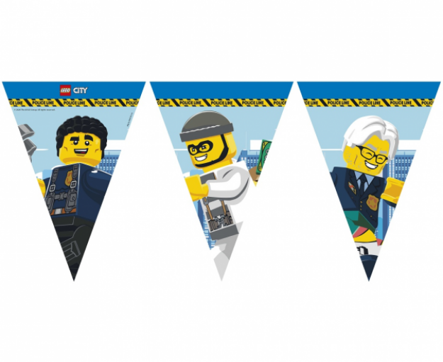 Obrázok z Vlaječková girlanda Lego City 230 cm