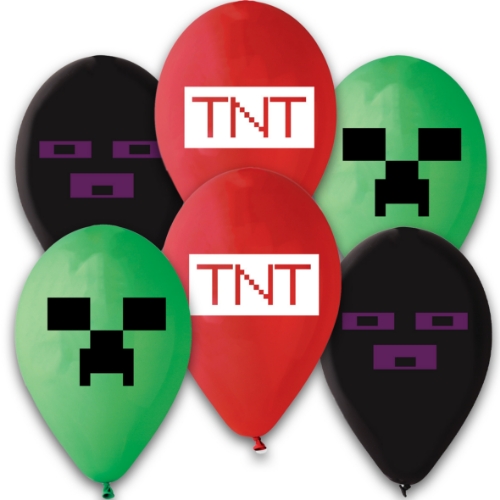 Latexové balonky TNT - 6 ks