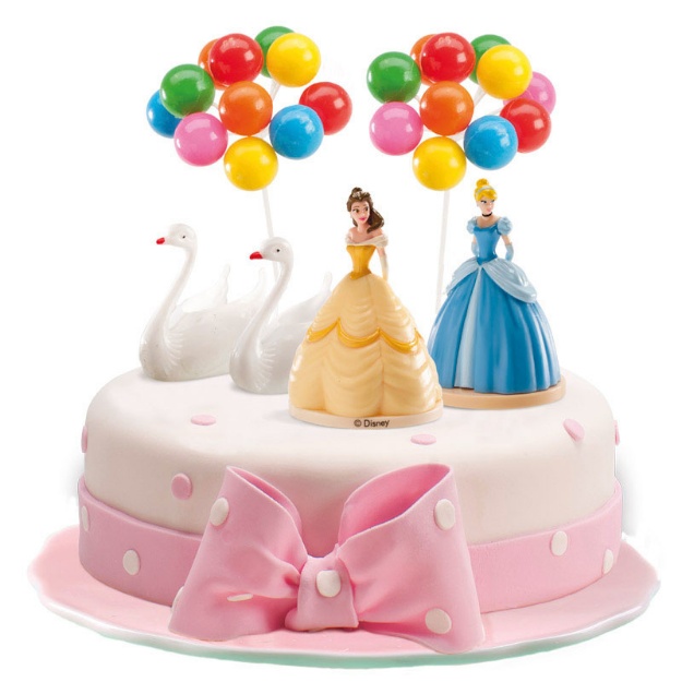 Obrázok z Dekorácia na tortu - Disney Princess 9 cm