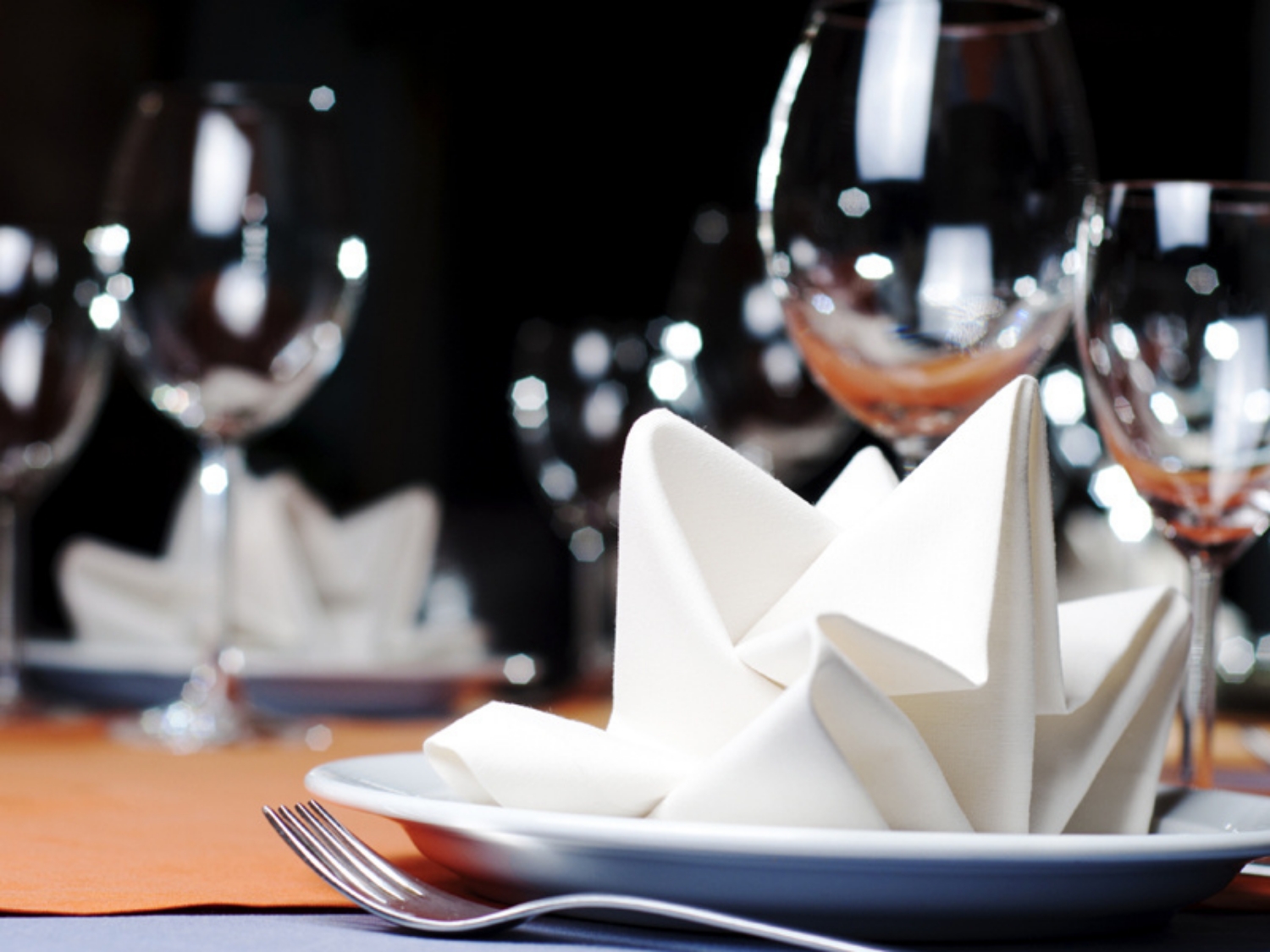 Látkové ubrousky, bílé, 35 x 35 cm - 25 ks