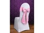 Obrázek z Dekorační mašle na židli - světle růžová 275 x 15 cm, 10 ks 