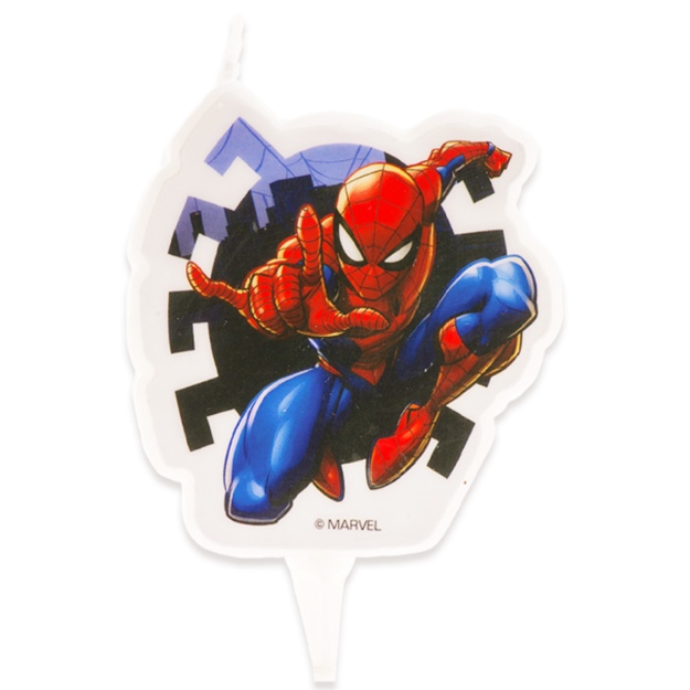 Obrázek z Dortová svíčka 2D - Spiderman 7 cm  