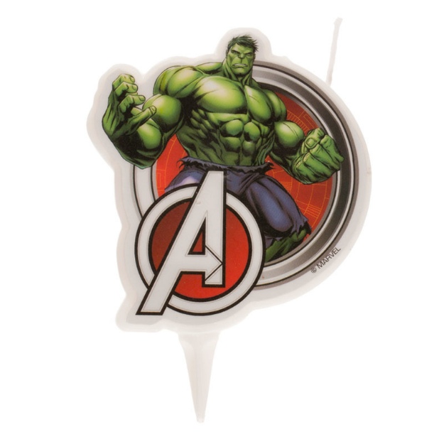 Obrázek z Dortová svíčka 2D - Avengers - Hulk 