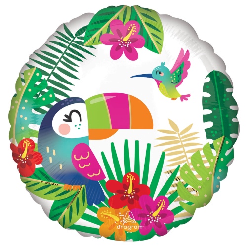 Levně Foliový balonek Tropical paradise 43 cm