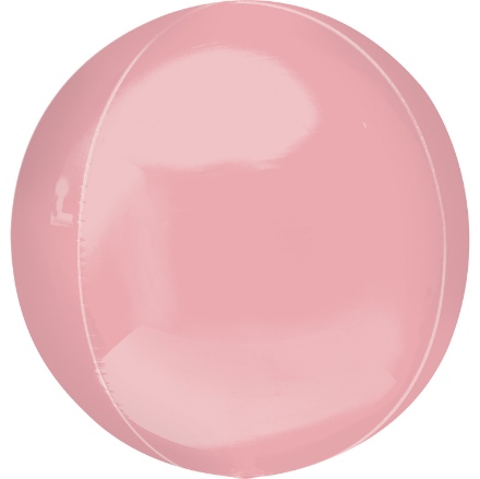 Obrázek Foliový balonek jumbo koule Orbz XL pastel růžový 53 cm