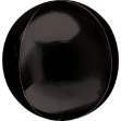 Picture of Foliový balonek jumbo koule Orbz XL černý 53 cm