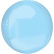 Picture of Foliový balonek jumbo koule Orbz XL pastel modrý 53 cm
