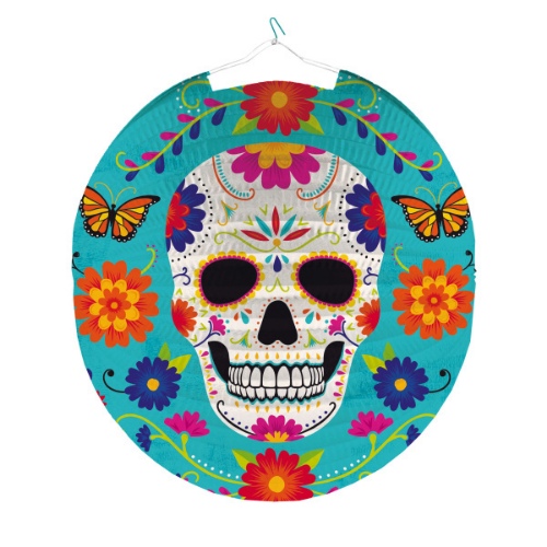 Levně Kulatý lampion Day of the dead 25 cm