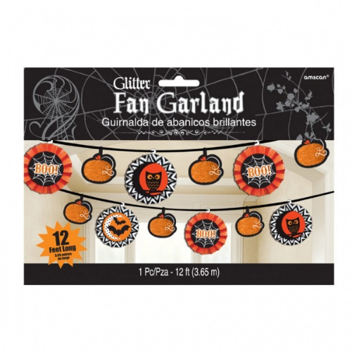 Levně Papírová girlanda Halloween Boo 365 cm