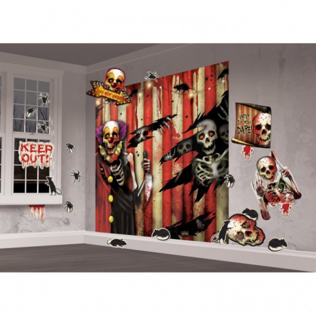 Obrázek z Halloween dekorační sada - Creepy Carvinal 33 ks 