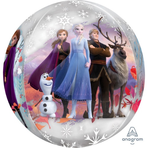 Fóliový balónik gule Orbz Frozen 2 - 40 cm