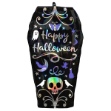 Obrázok z Fóliový balónik Happy halloween - rakva holografická 68 cm