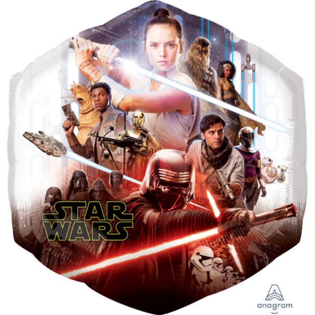Obrázok z Fóliový balónik Star Wars Rise of Skywalker 55 x 58 cm