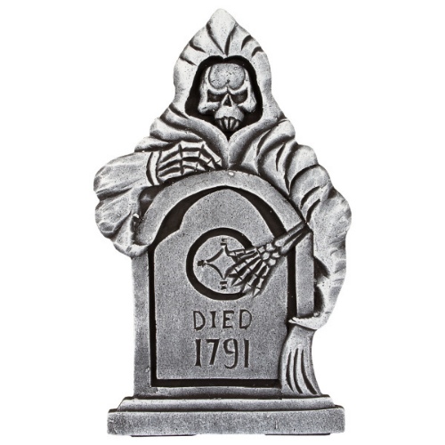 Levně Halloweenská dekorace Náhrobek - Died 1791 - 56 cm