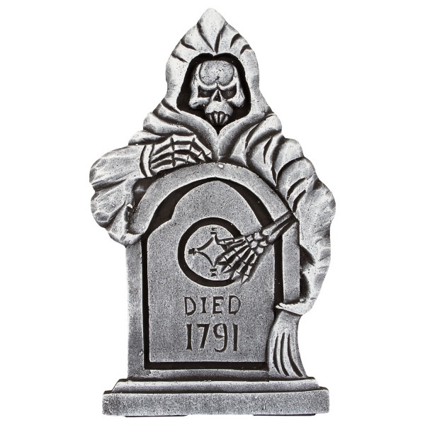 Halloweenská dekorace Náhrobek - Died 1791 - 56 cm