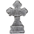 Obrázek Halloweenská dekorace Náhrobek - Kříž RIP 31 cm