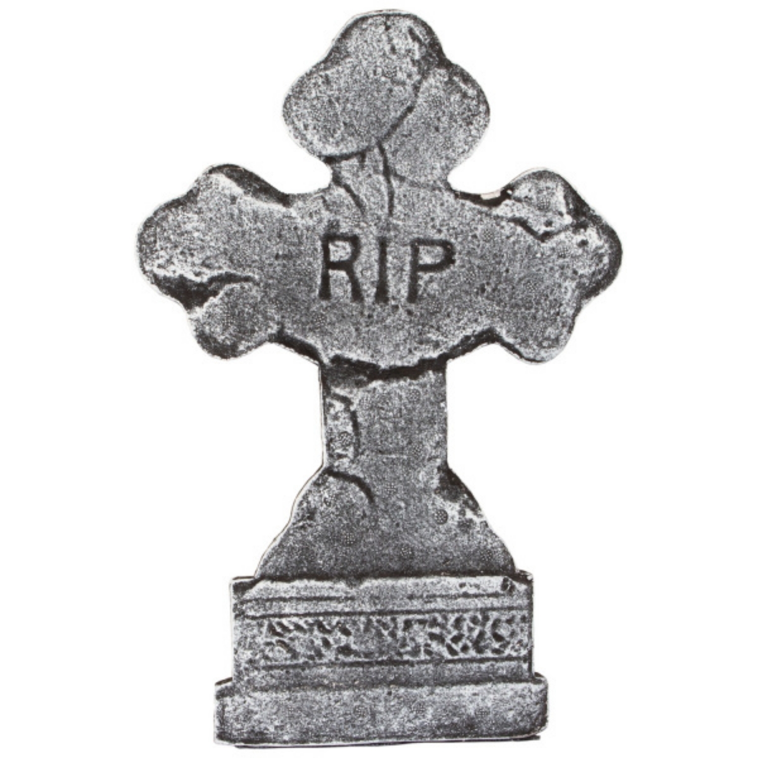 Halloweenská dekorace Náhrobek - Kříž RIP 31 cm