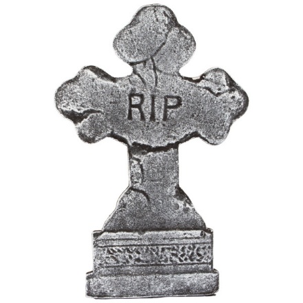 Obrázok z Halloweenska dekorácie Náhrobok - Kríž RIP 31 cm