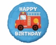 Picture of Foliový balonek - Hasiči Happy Birthday 45 cm - Godan