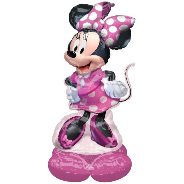 Obrázek z AirLoonz - stojící obří balónek Minnie Mouse 130 cm 