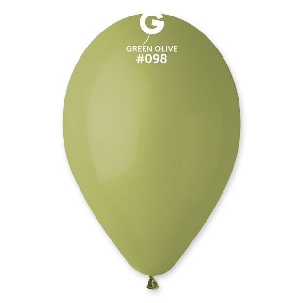 Obrázok z Balóniky 26 cm - olivové 100 ks