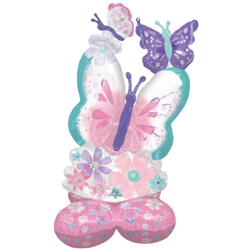 Levně AirLoonz - stojící obří balónek Motýl 111 cm