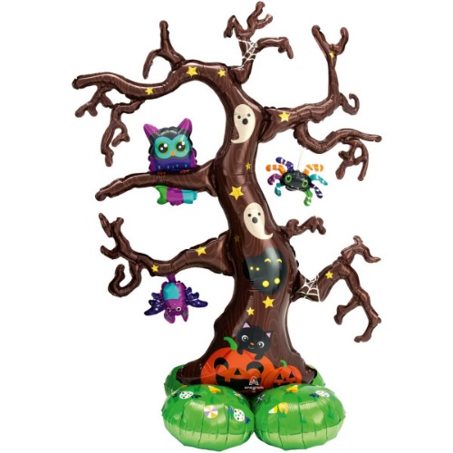 Levně AirLoonz - stojící obří balónek Halloween - Strom 111 x 157 cm