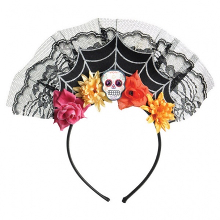 Obrázek Halloween čelenka Day of the Dead