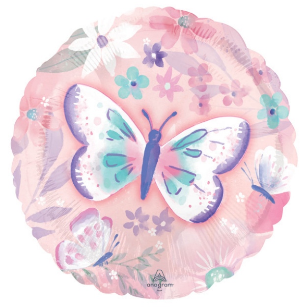 Obrázok z Fóliový balónik Motýliky 43 cm