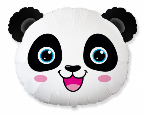 Fóliový balónik hlava - Panda 61 cm