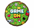 Obrázok z Fóliový balónik guľatý - Game On 45 cm