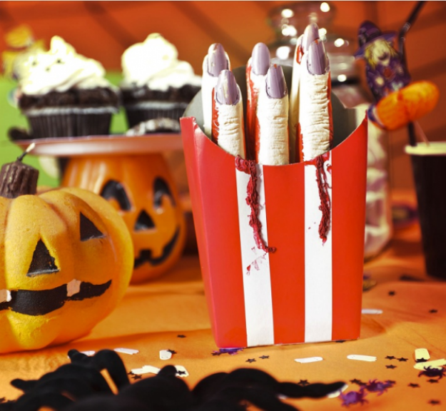 Obrázek z Halloweenská dekorace - prstové hranolky 6 ks 