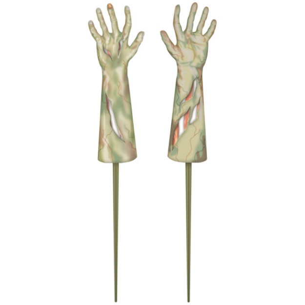 Obrázek z Halloween dekorace Zombie ruce, 2 ks 