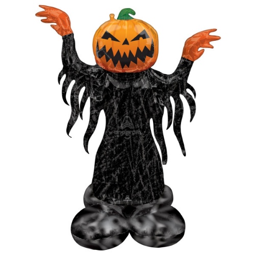 Levně AirLoonz - stojící obří balónek Halloween strašák 134 cm