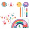 Obrázek Výtvarný party set Prasátko Peppa New - 16 ks