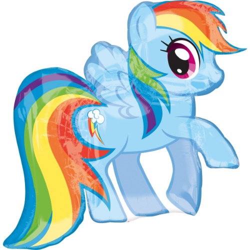 Fóliový balónik My little Pony - Rainbow Dash 71 x 68 cm
