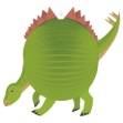 Obrázok z Lampión okrúhly Happy Dino 25 cm