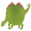 Obrázok z Lampión okrúhly Happy Dino 25 cm