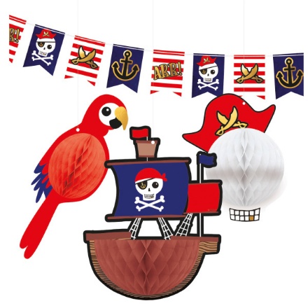 Picture of Dekorační sada Pirates 3 ks