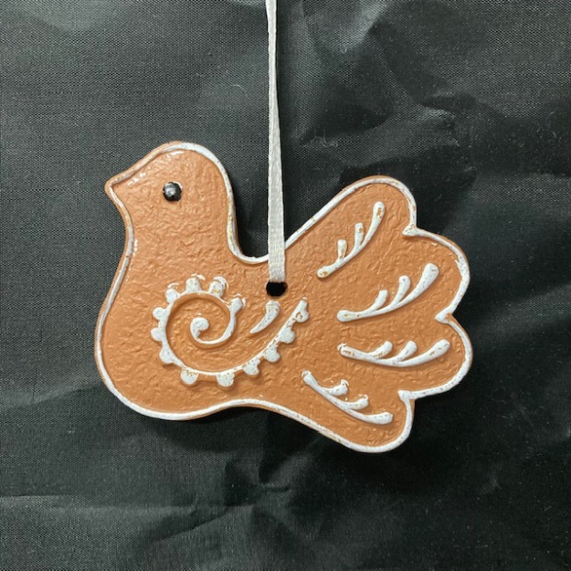 Obrázek z Závěsná ozdoba - Perníková holubička 7,5 cm 