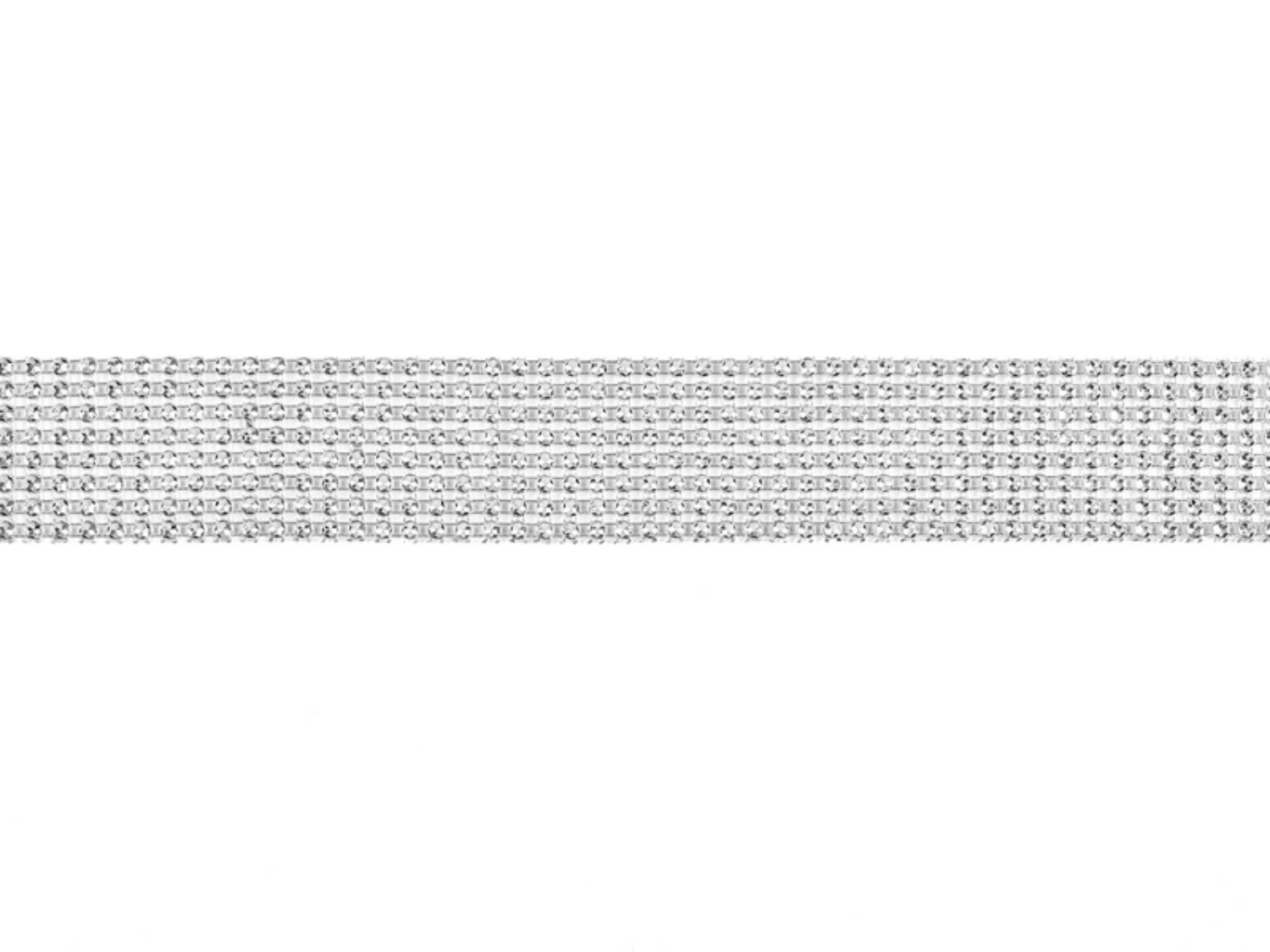 Ozdobná dekorace štrasová páska 4 x 900 cm