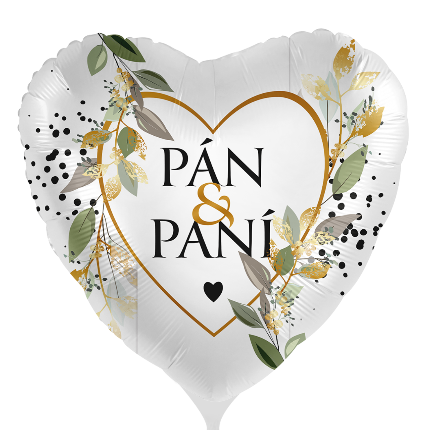 Foliový balonek Svatební Pan a Paní CZ - 43cm